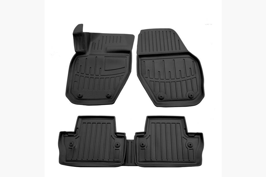 Volvo S60 2010-2018 Tapis de sol en caoutchouc Stingray 3D (5 pcs, polyuréthane) Image