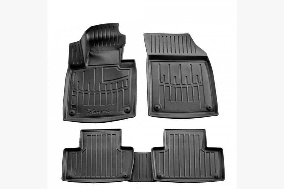 Volvo XC90 2015- Tapis de sol en caoutchouc Stingray 3D (5 pcs, polyuréthane) Image