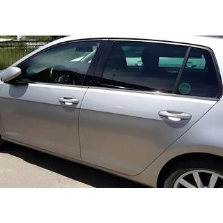 Baguettes de vitre inférieures Black Chrome (4 pcs, inox) Volkswagen Golf 7/E-Golf 2012-2020 photo 1