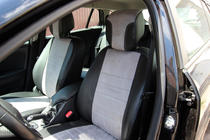 Renault Megane III 2009-2016 Housses de Sièges Auto Similicuir+Tissu+Alcantara Antara A0010 (Ensemble Complet) photo 2