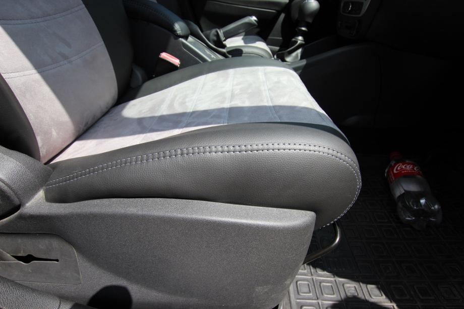 Renault Megane III 2009-2016 Housses de Sièges Auto Similicuir+Tissu+Alcantara Antara A0010 (Ensemble Complet) Photo 6