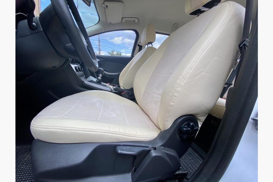 Ford Focus III 2011-2017 Housses de Sièges Auto Similicuir+Tissu+Alcantara Antara A099 (Ensemble Complet) Photo 14