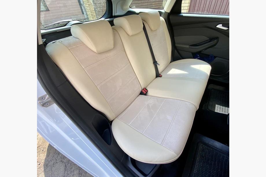 Ford Focus III 2011-2017 Housses de Sièges Auto Similicuir+Tissu+Alcantara Antara A099 (Ensemble Complet) Photo 12