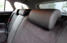 Toyota Avensis 2009-2018 Housses de siège auto simili cuir+tissu+alcantara Antara A001 (intérieur complet) photo 4