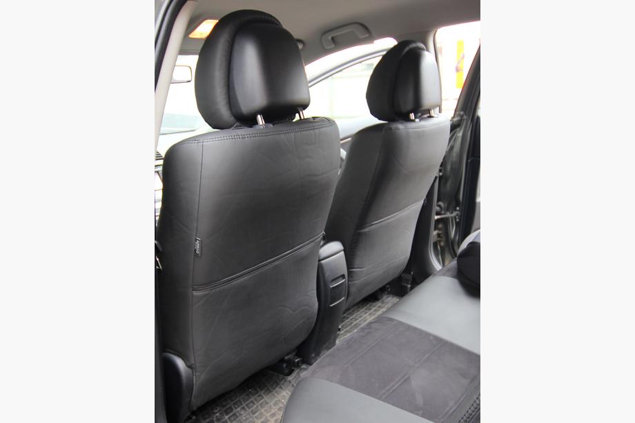 Toyota Avensis 2009-2018 Housses de siège auto simili cuir+tissu+alcantara Antara A001 (intérieur complet) Photo 6