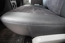 Dacia Logan I 2005-2008 Housses de siège auto simili cuir+tissu+alcantara Antara A001 (intérieur complet) photo 6