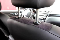 Nissan Qashqai 2014-2021 Housses de siège auto simili cuir+tissu+alcantara Antara A001 (intérieur complet) photo 15
