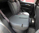Nissan Qashqai 2014-2021 Housses de siège auto simili cuir+tissu+alcantara Antara A001 (intérieur complet) photo 4