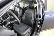 Audi A4 B8 2007-2015 Housses de siège auto simili cuir+tissu+alcantara Antara A001 (intérieur complet) photo 7