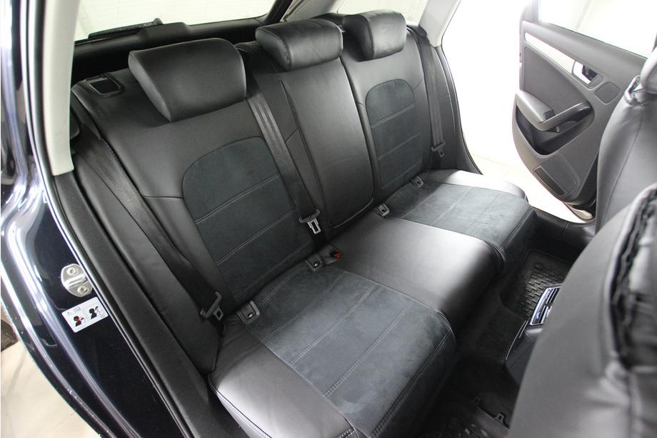 Audi A4 B8 2007-2015 Housses de siège auto simili cuir+tissu+alcantara Antara A001 (intérieur complet) Image