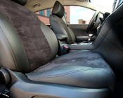 Kia Sportage 2015-2021 Housses de siège auto simili cuir+tissu+alcantara Antara A001 (intérieur complet) photo 17
