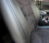 Kia Sportage 2015-2021 Housses de siège auto simili cuir+tissu+alcantara Antara A001 (intérieur complet) photo 19
