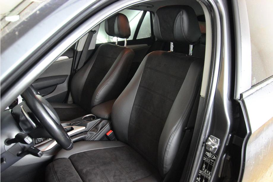 BMW X1 E84 2009-2015 Housses de siège auto simili cuir+tissu+alcantara Antara A001 (intérieur complet) Photo 7