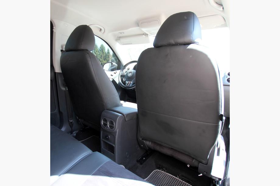 Volkswagen Tiguan 2016-2023 Housses de siège auto simili cuir+tissu+alcantara Antara A001 (intérieur complet) Photo 6