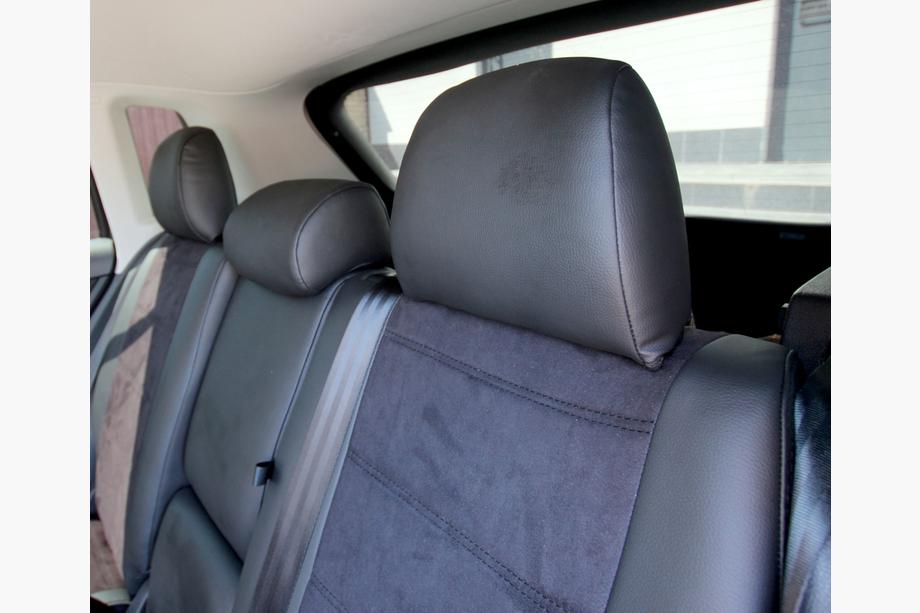 Volkswagen Tiguan 2016-2023 Housses de siège auto simili cuir+tissu+alcantara Antara A001 (intérieur complet) Photo 8