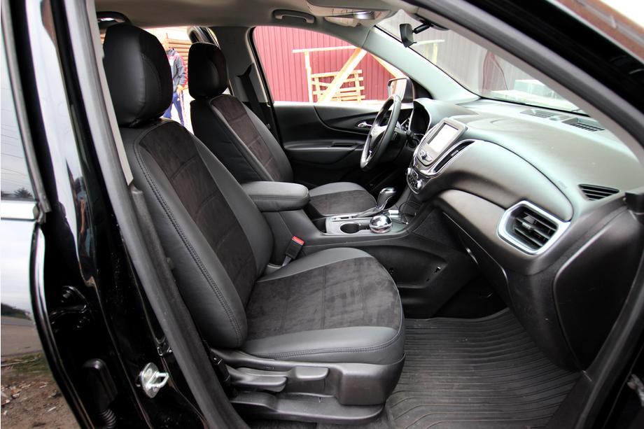 Chevrolet Equinox 2018-2025 Housses de siège auto simili cuir+tissu+alcantara Antara A001 (intérieur complet) Photo 7