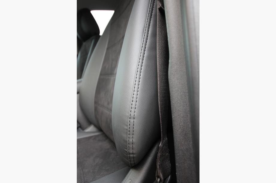 Chevrolet Equinox 2018-2025 Housses de siège auto simili cuir+tissu+alcantara Antara A001 (intérieur complet) Photo 12