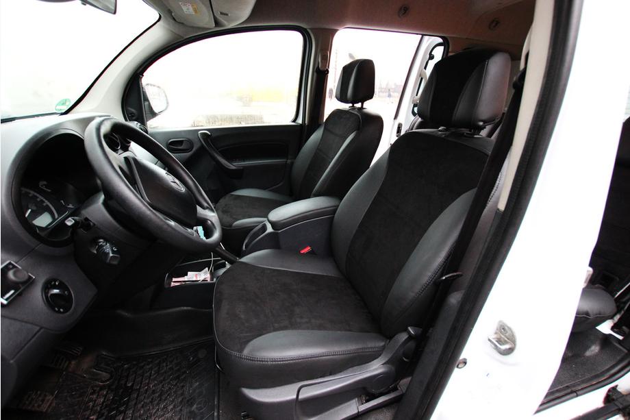 Mercedes Citan 2013-2021 Housses de siège auto simili cuir+tissu+alcantara Antara A001 (intérieur complet) Photo 6
