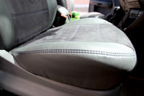 Volkswagen Caddy 2010-2015 Housses de Sièges Auto Similicuir+Tissu+Alcantara Antara A001b (Ensemble Complet) photo 13