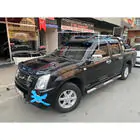 Isuzu D-Max 2011-2019 Casquette de pare-brise sur cadre V1 (noir brillant, 5mm) photo 1