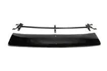 Isuzu D-Max 2011-2019 Casquette de pare-brise sur cadre V1 (noir brillant, 5mm) photo 3