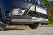 Dacia Sandero 2013-2020 Pare-buffle Avant Texas (60mm, Inox) photo 1