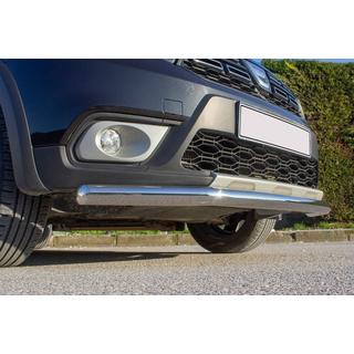Pare-buffle Avant Texas (60mm, Inox) Renault Sandero 2013-2022 photo 2