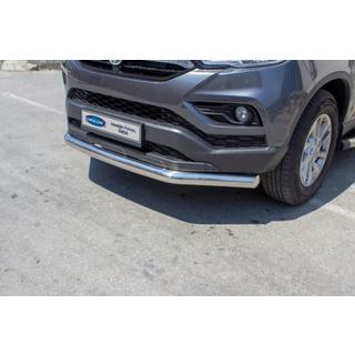 Pare-buffle Avant Texas (76mm, Inox) SsangYong Musso ІІ 2018- photo 1