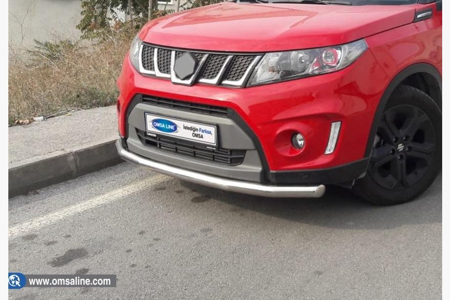 Suzuki Vitara 2015- Pare-buffle Avant Texas (60mm, Inox) Image