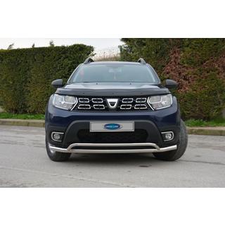Pare-buffle Avant Vegas (60/42mm, Inox) Dacia Duster 2018-2024 photo 3