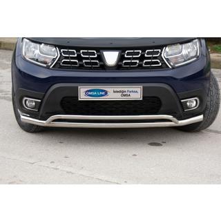 Pare-buffle Avant Vegas (60/42mm, Inox) Dacia Duster 2018-2024 photo 1