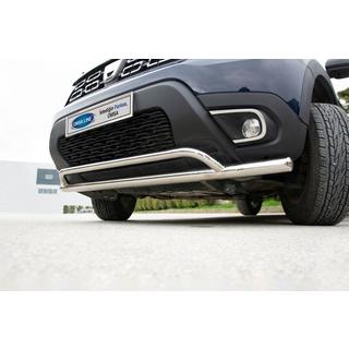 Pare-buffle Avant Vegas (60/42mm, Inox) Dacia Duster 2018-2024 photo 2