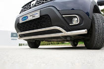 Renault Duster 2018-2024 Pare-buffle Avant Vegas (60/42mm, Inox) photo 3