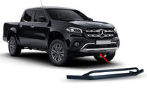 Mercedes X class 2017-2020 Barre frontale double Vegas (noir, 76mm) photo 2