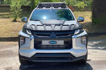 Mitsubishi L200 2015-2024 Barre frontale double Vegas 2019+ (noir, 76mm) photo 3