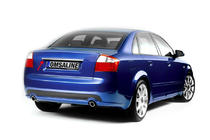 Audi A4 B6 2000-2004 Baguette de coffre au-dessus de la plaque OmsaLine inox photo 1