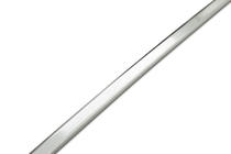 Audi A5 2007-2015 Baguette chromée au-dessus de la plaque d'immatriculation (2011-2015, inox) photo 3