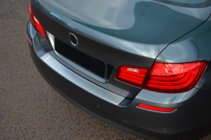 BMW 5 Series F10/F11 2010–2016 Protection de pare-chocs arrière OmsaLine (SD, inox) photo 3