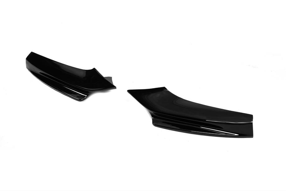 BMW 5 Series F10/F11 2010–2016 Lame avant DPT Flap (pour M-Performance, Noir Brillant) Photo 10