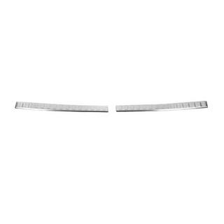 Protection de pare-chocs arrière (2 pcs, inox) Citroen C-Elysee 2013-2022 photo 1