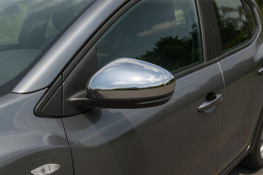 Dacia Sandero 2021- Coques de Rétroviseurs (2 pcs, Acier Inoxydable) Photo 2