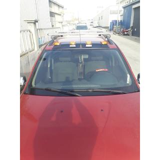 Casquette de Pare-Brise (LED, Noir Mat) Dacia Sandero 2007-2013 photo 3