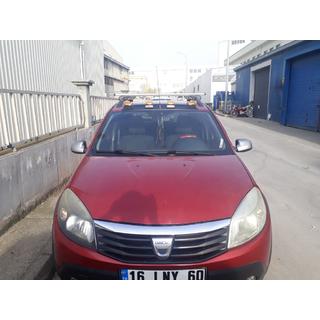 Casquette de Pare-Brise (LED, Noir Mat) Renault Sandero 2007-2013 photo 2