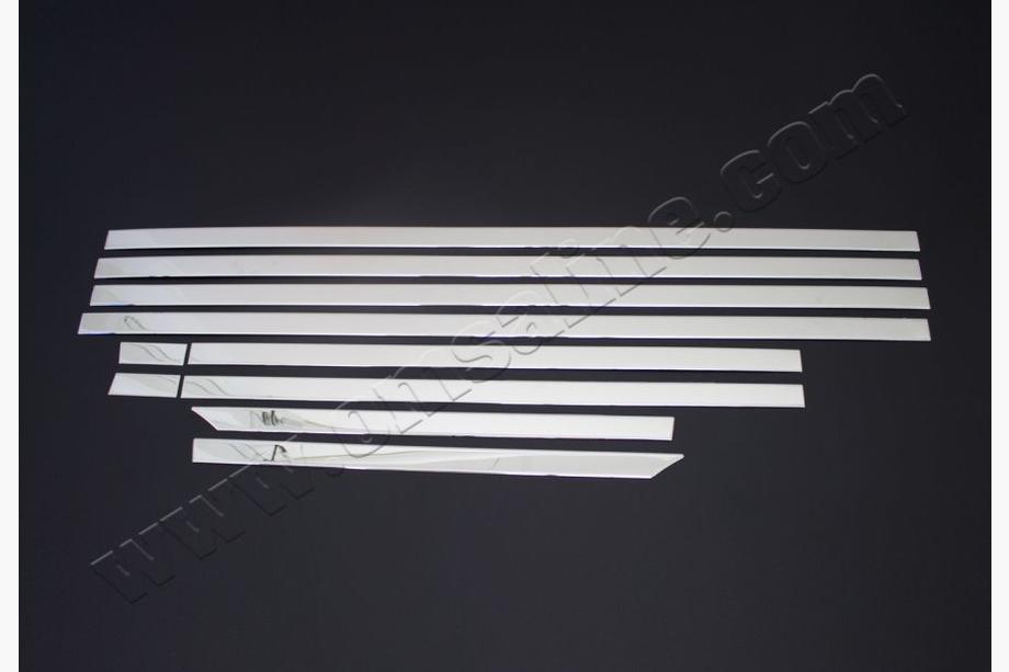 Peugeot Boxer 2006-2025 Jeu de baguettes de vitre inférieures inox Empattement Long Photo 3