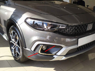 Fiat Tipo Cross 2021- Entourages de Phares Antibrouillard en Acier Inoxydable photo 1