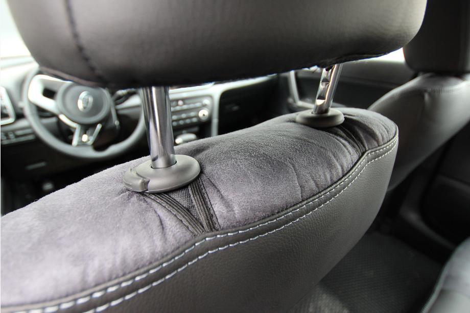 Kia Sportage 2021- Housses de Sièges Auto Similicuir+Tissu+Alcantara Antara A0010 (Ensemble Complet) Photo 6