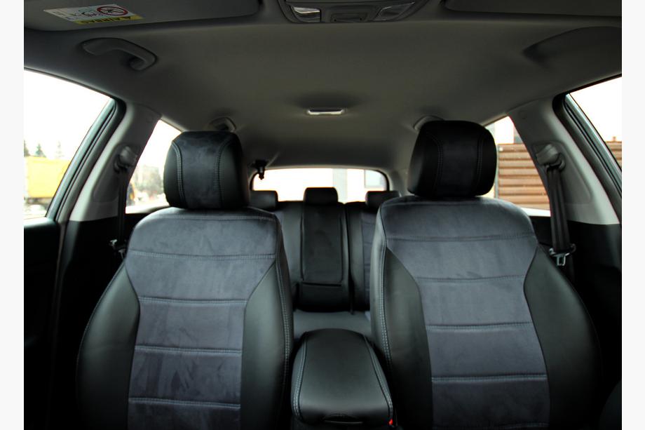 Kia Sportage 2021- Housses de Sièges Auto Similicuir+Tissu+Alcantara Antara A0010 (Ensemble Complet) Photo 9