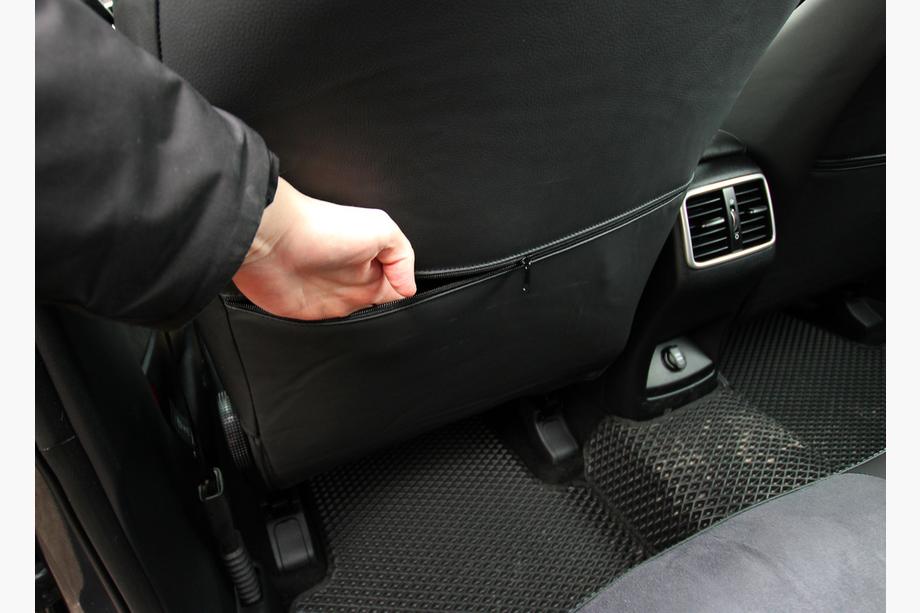 Kia Sportage 2021- Housses de Sièges Auto Similicuir+Tissu+Alcantara Antara A0010 (Ensemble Complet) Photo 10