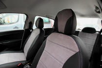 Citroen C-Elysee 2013-2022 Housses de Sièges Auto Similicuir+Tissu+Alcantara Antara A0010 (Ensemble Complet) photo 9