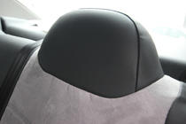 Citroen C-Elysee 2013-2022 Housses de Sièges Auto Similicuir+Tissu+Alcantara Antara A0010 (Ensemble Complet) photo 11